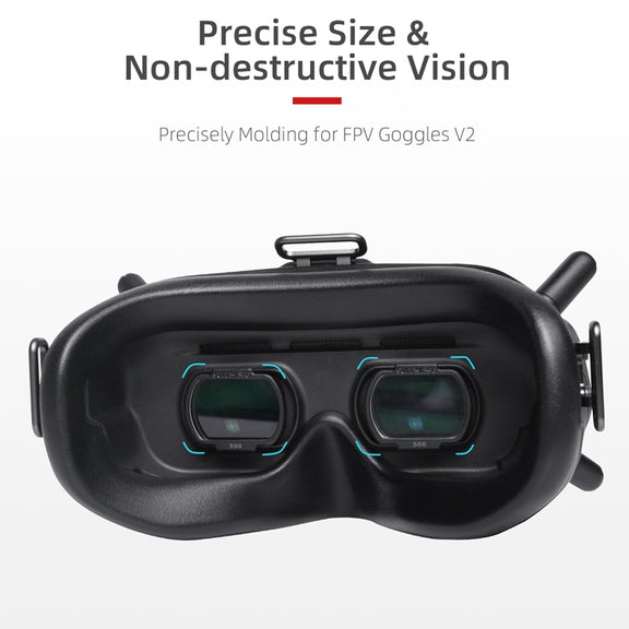Sunnylife FV-Q9334 2 PCS Myopia Lens Nearsighted Corrective Aspherical Lens for DJI FPV Goggles V2, Colour: 150 Degree