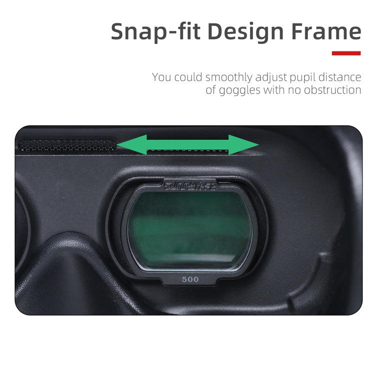 Sunnylife FV-Q9334 2 PCS Myopia Lens Nearsighted Corrective Aspherical Lens for DJI FPV Goggles V2, Colour: 600 Degree - Lens Accessories by Sunnylife | Online Shopping South Africa | PMC TechLife | Buy Now Pay Later Mobicred