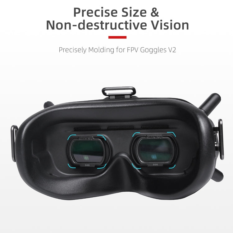 Sunnylife FV-Q9334 2 PCS Myopia Lens Nearsighted Corrective Aspherical Lens for DJI FPV Goggles V2, Colour: 800 Degree - free shipping - PMC TechLife - Order now!