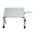 T8 Aluminum Alloy Folding & Lifting Laptop Desk Office Desk Heightening Bracket with Mouse Board (Silver) - Laptop Stand by PMC TechLife | Online Shopping South Africa | PMC TechLife | Buy Now Pay Later Mobicred
