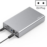 Blueendless U35Q 3.5 Inch Full Metal Mobile Hard Disk Box Type-C/Usb3.0 SATA Serial Desktop PC External Hard Disk Box EU Plug (TYPE-C)