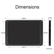 Waveshare 8 Inch 2K IPS 1536��2048 Optical Bonding Toughened Glass Panel Touch Display, Plug:US Plug