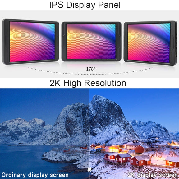 Waveshare 8 Inch 2K IPS 1536��2048 Optical Bonding Toughened Glass Panel Touch Display, Plug:EU Plug