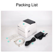 Xprinter XP-420B 108mm Express Order Printer Thermal Label Printer, Style:USB+WIFI(UK Plug)