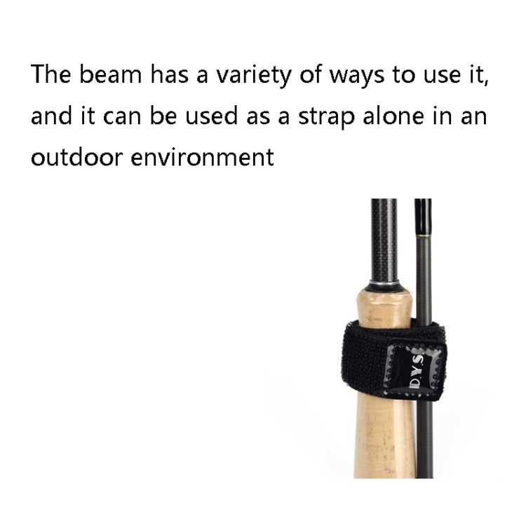 Fish Rod Protective Cover High Elasticity Pole Guard Cap + Lashing Strap Set(Black) - Fishing Rods & Accessories by PMC TechLife | Online Shopping South Africa | PMC TechLife | Buy Now Pay Later Mobicred