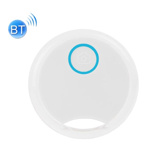 2 PCS S8 Round Bluetooth Anti-Lost Device Key Luggage Tracking Device Two-Way Alarm(White)