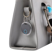 2 PCS S8 Round Bluetooth Anti-Lost Device Key Luggage Tracking Device Two-Way Alarm(Black)