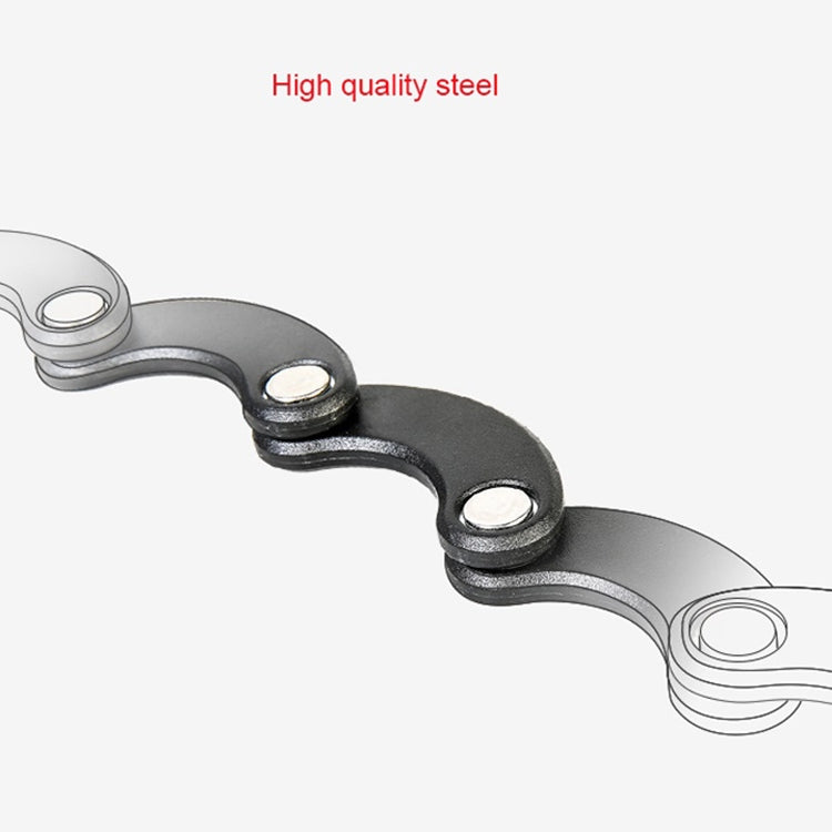 SAHOO Bicycle Anti-Theft Lock Mountain Bike Fixed Folding Lock Chain Lock Creative Hamburger Lock(Black) - free shipping - PMC Jewellery - Order now!