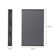 Blueendless 2.5 inch Mobile Hard Disk Box SATA Serial Port USB3.0 Free Tool SSD, Style: MR23F -A Port