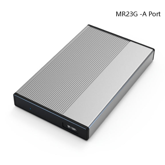 Blueendless 2.5 inch Mobile Hard Disk Box SATA Serial Port USB3.0 Free Tool SSD, Style: MR23G -A Port