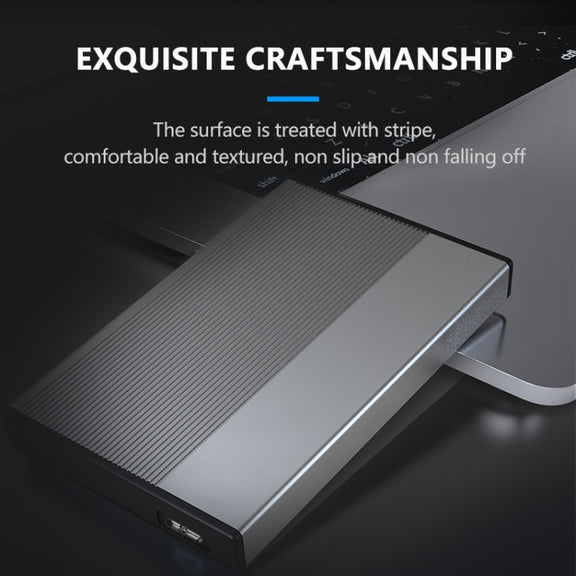 Blueendless 2.5 inch Mobile Hard Disk Box SATA Serial Port USB3.0 Free Tool SSD, Style: MR23G -A Port