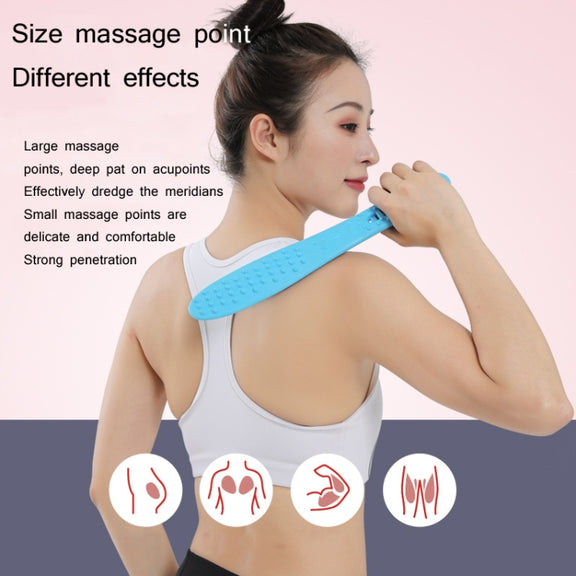 Silicone Health Meridian Massage Fitness Massager Random Colour Delivery, Shape: Second Generation 35cm