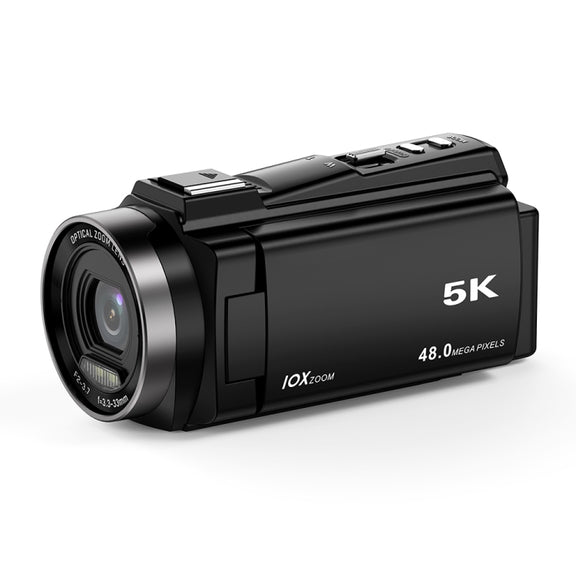 HDV265K 5K 30FPS 3.0-Inch HD Digital 3X Optical Zoom Outdoor Sports DV Camera UK Plug(Black)