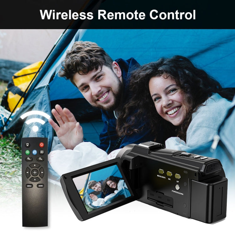 HDV265K 5K 30FPS 3.0-Inch HD Digital 3X Optical Zoom Outdoor Sports DV Camera US Plug(Black) - Video Cameras by PMC TechLife | Online Shopping South Africa | PMC TechLife | Buy Now Pay Later Mobicred