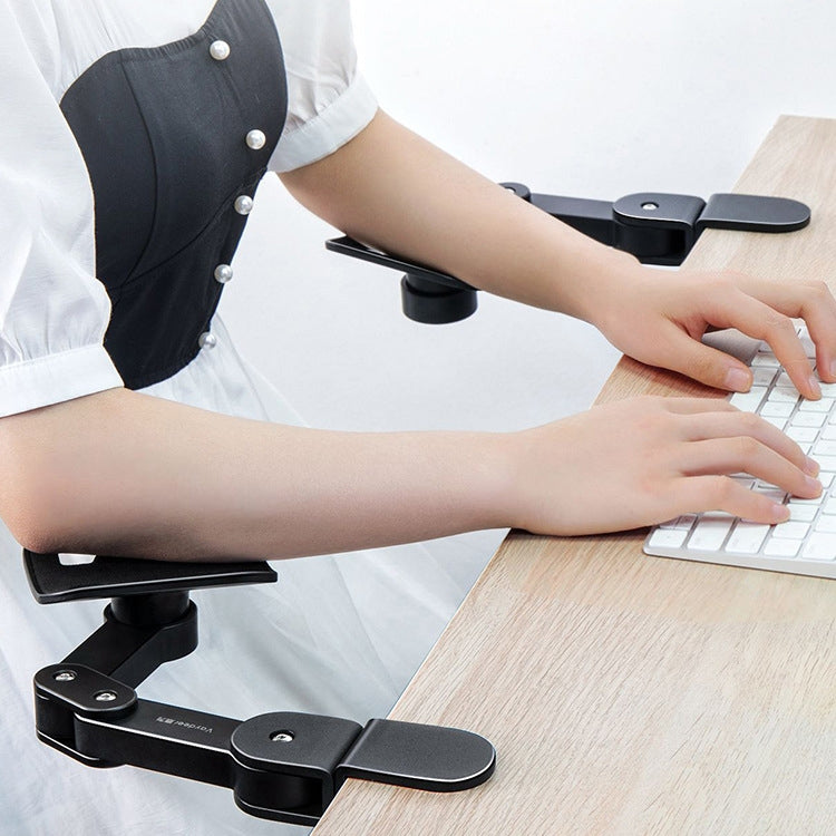 Vaydeer TJ2011 Computer Hand Bracket Mouse Pad Metal Lazy Arm Support Cantilever Wrist Pad(Black) - Other by Vaydeer | Online Shopping South Africa | PMC TechLife | Buy Now Pay Later Mobicred