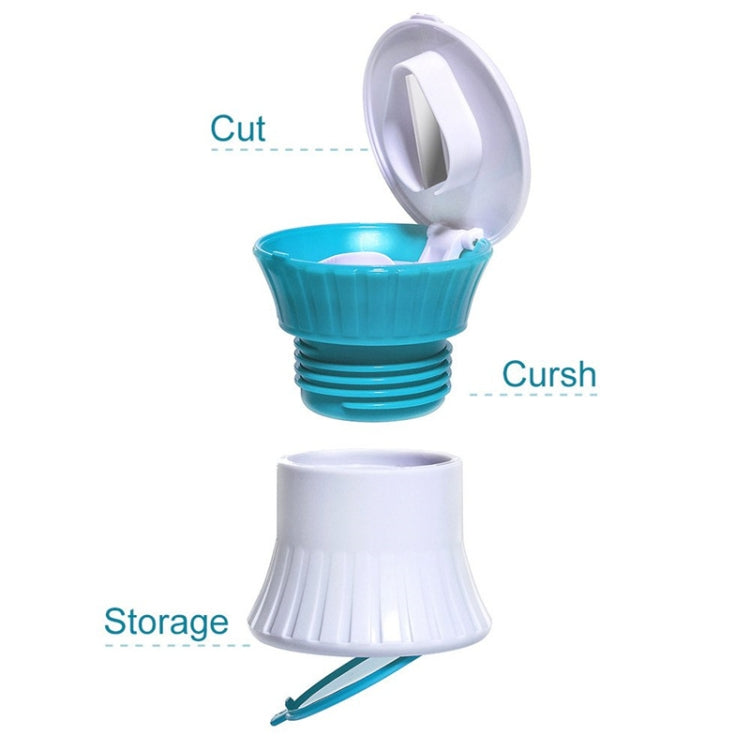 3 in 1 Medicine Grinding Storage & Dividing Storage Box(6x6x6.7cm) - free shipping - PMC TechLife - Order now!