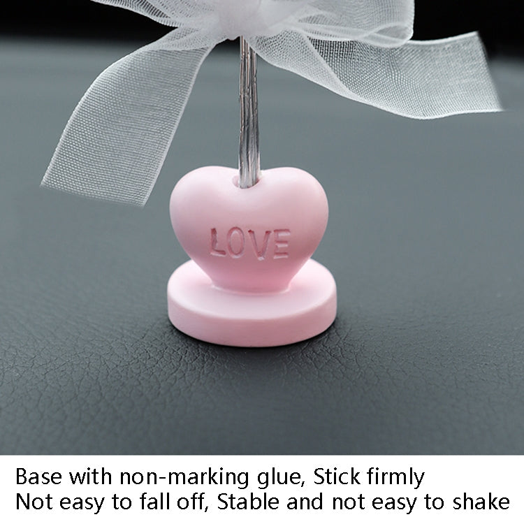 6 PCS Car Ornaments Love Balloon Personality Macaron Color Car Ornament(Gray White)