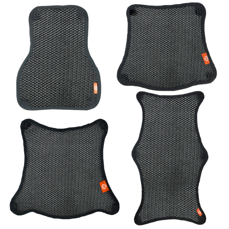 HOUZHI MTZT1010 Motorcycle Sun Insulation Cushion 3D Grid Breathable Sweating Cool Seat Cover, Style: Single Layer XL - Seat Covers by PMC TechLife | Online Shopping South Africa | PMC TechLife | Buy Now Pay Later Mobicred