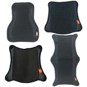 HOUZHI MTZT1010 Motorcycle Sun Insulation Cushion 3D Grid Breathable Sweating Cool Seat Cover, Style: Double Layer M