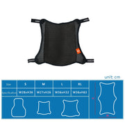 HOUZHI MTZT1010 Motorcycle Sun Insulation Cushion 3D Grid Breathable Sweating Cool Seat Cover, Style: Double Layer M