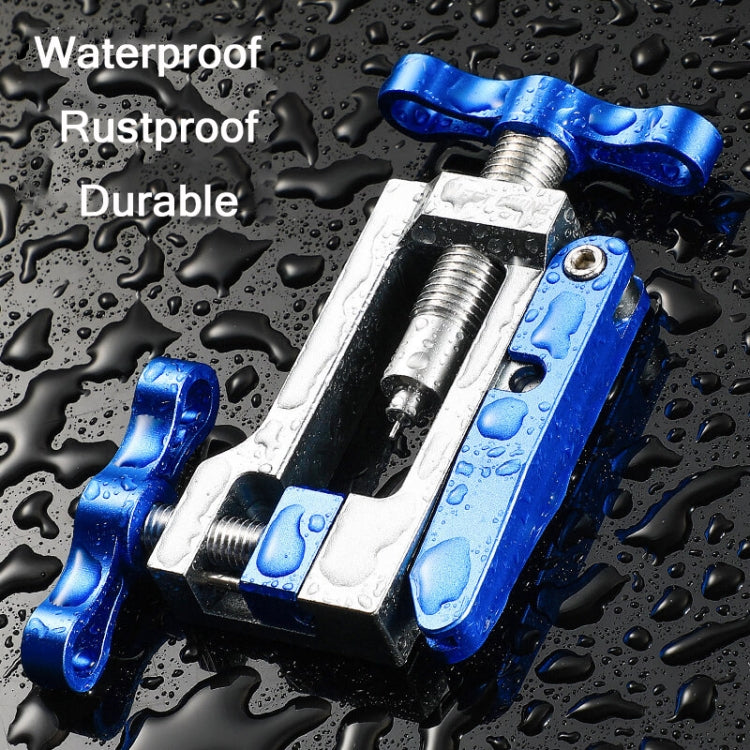 WEST BIKING YP0719252 Bicycle Oil Needle Installation Tool Cycling Tubing Jack Repair Tool(Silver Blue) - Maintenance tools by WEST BIKING | Online Shopping South Africa | PMc TechLife | Buy Now Pay Later Mobicred