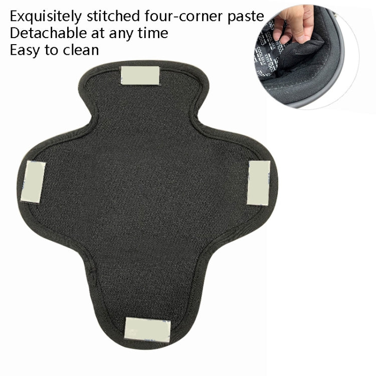 MTTD1028 Riding Breathable Quick-Drying Absorb Sweat Sponge Pad Removable Motorcycle Helmet Pad, Size: One Size(Black) - Helmets by PMC TechLife | Online Shopping South Africa | PMC TechLife | Buy Now Pay Later Mobicred