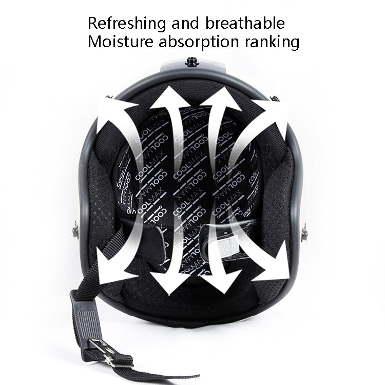 MTTD1028 Riding Breathable Quick-Drying Absorb Sweat Sponge Pad Removable Motorcycle Helmet Pad, Size: One Size(Black) - Helmets by PMC TechLife | Online Shopping South Africa | PMC TechLife | Buy Now Pay Later Mobicred