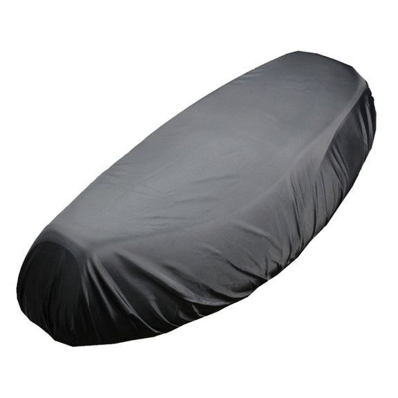 MTCZ1003 Motorcycle Cushion Cover Oxford Cloth Lightweight Durable Sun-Proof Heat-Insulating Rainproof Cover, Specification: XXL(Black)