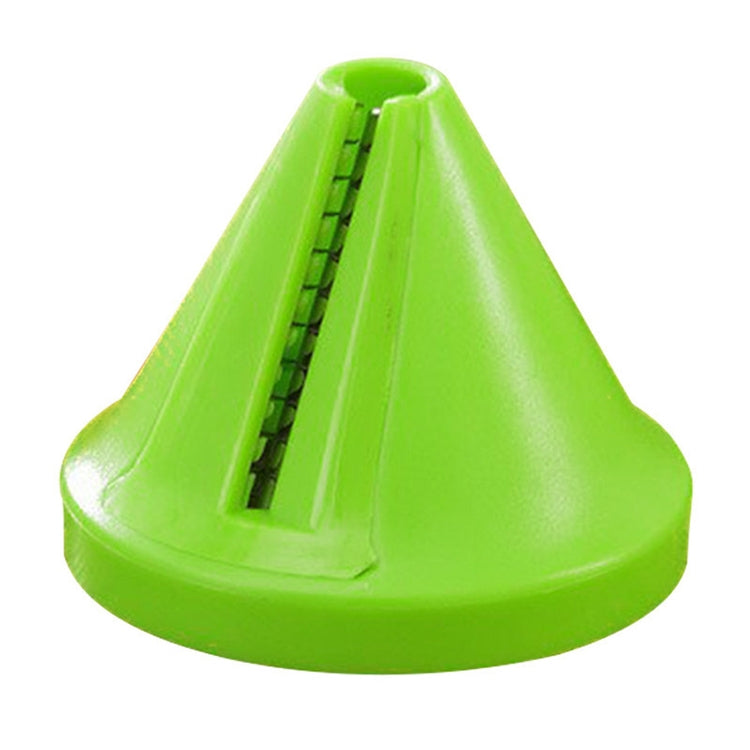 Kitchen Funnel Model Spiral Slicer Vegetable Shred Carrot Cutter(Green) - Cutter & Peeler by PMC TechLife | Online Shopping South Africa | PMC TechLife | Buy Now Pay Later Mobicred