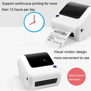 100mm Express Order Printer Thermal Self-adhesive Label Printing Machine, Style:IP486(US Plug)