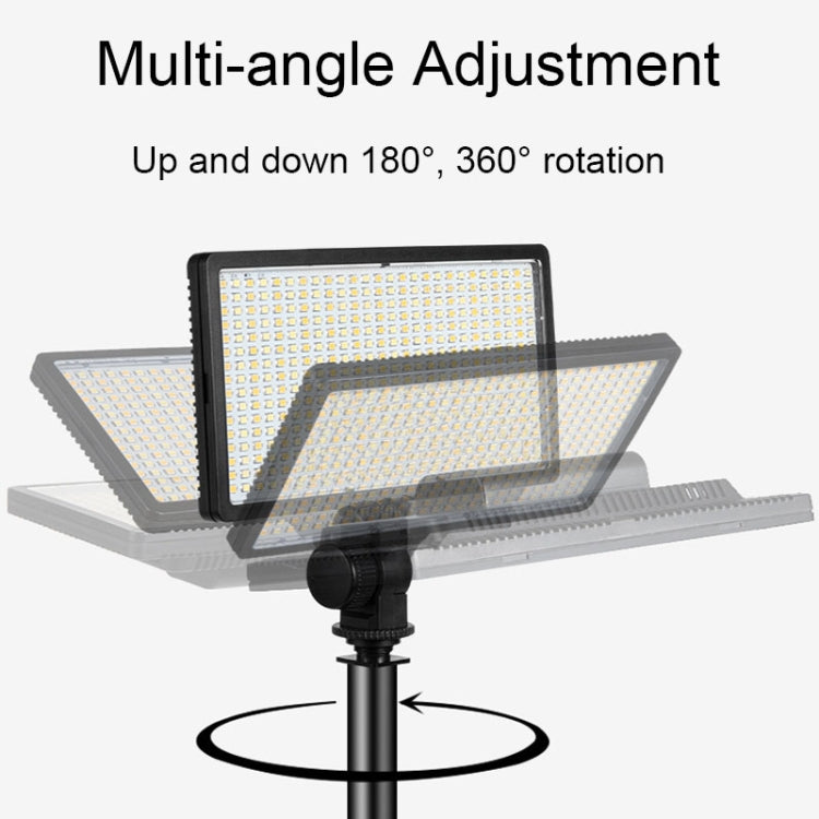600 LEDs Stepless Adjustment Live Fill Light Reversible Photography Soft Light, Style: 10 inch -  by PMC TechLife | Online Shopping South Africa | PMC TechLife | Buy Now Pay Later Mobicred