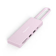 Blueendless 4K60Hz + Data Port Type-C Docking Station USB3.0 Splitter, Spec: 7-in-1 Card Reading Pink - USB HUB by Blueendless | Online Shopping South Africa | PMC TechLife | Buy Now Pay Later Mobicred