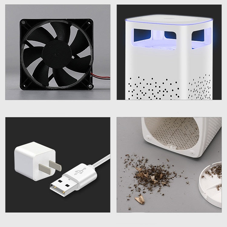 Household Mute Inhalation Photocatalyst USB Physical Mosquito Killer Small A- Black(USB Direct) - Repellents by PMC TechLife | Online Shopping South Africa | PMC TechLife | Buy Now Pay Later Mobicred