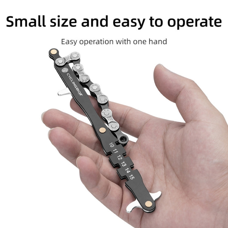 CYCLINGBOX BG-201401 Bicycle Repair Flywheel Disassembly Wrench Mountain Bike Portable Fast Repair Wrench(Black) - Maintenance tools by PMc TechLife | Online Shopping South Africa | PMc TechLife | Buy Now Pay Later Mobicred