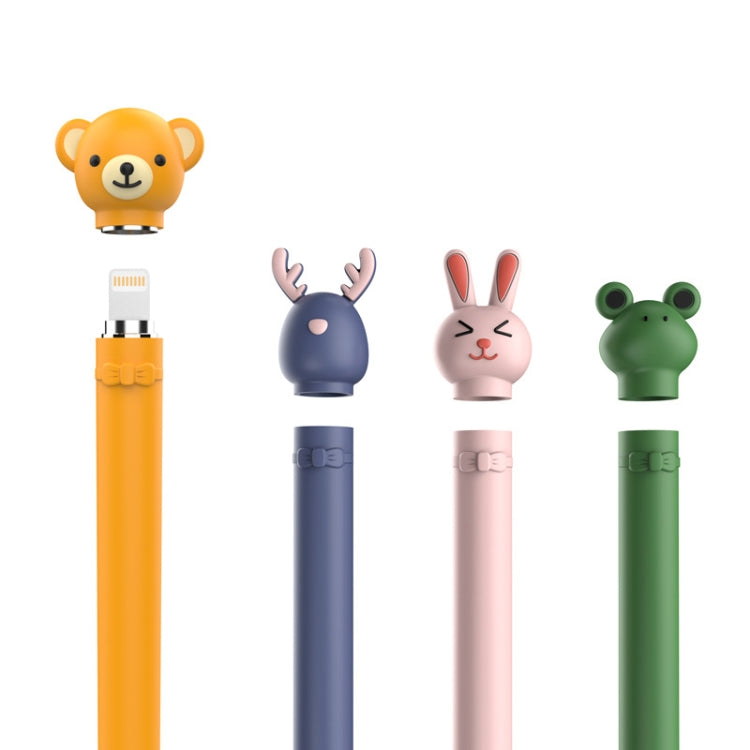 Cartoon Silicone Capacitive Pen Non-Slip And Anti-Drop Protective Cover For Apple Pencil 1(Deer) - free shipping - PMC Jewellery - Order now!