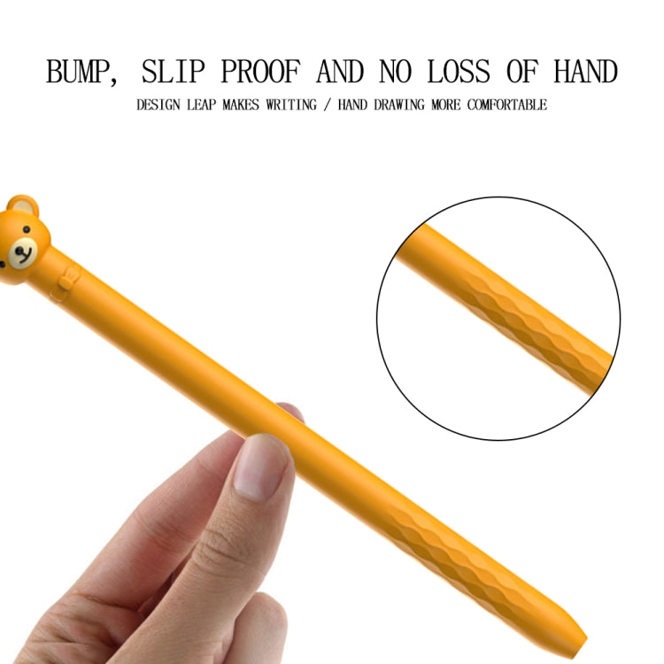 Cartoon Silicone Capacitive Pen Non-Slip And Anti-Drop Protective Cover For Apple Pencil 1(Deer)