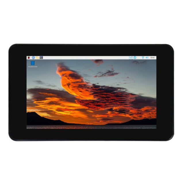 Waveshare 7 inch 800��480 IPS Capacitive Touch Display, DSI Interface, 5-Point Touch with Case