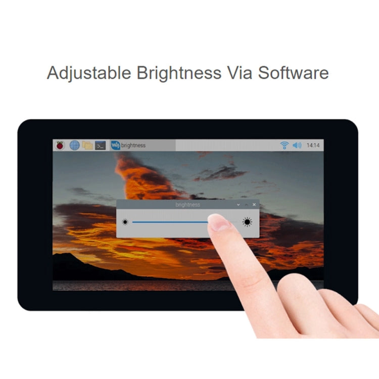 Waveshare 7 inch 800��480 IPS Capacitive Touch Display, DSI Interface, 5-Point Touch without Case