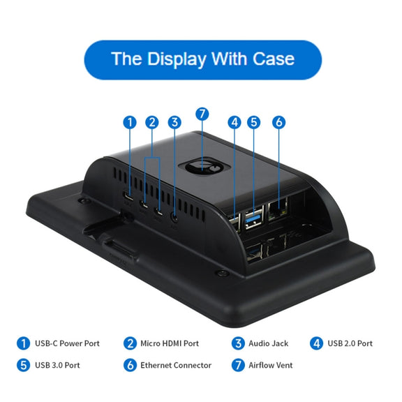 Waveshare 7 inch 800��480 IPS Capacitive Touch Display, DSI Interface, 5-Point Touch without Case