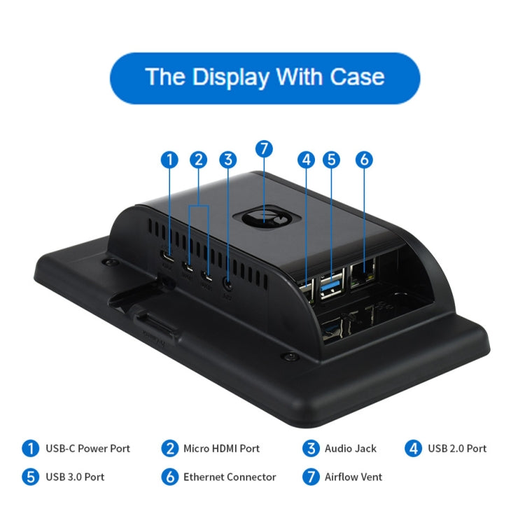 Waveshare 7 inch 800��480 IPS Capacitive Touch Display, DSI Interface, 5-Point Touch without Case