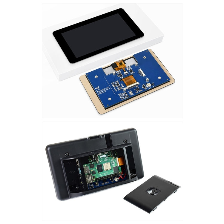 Waveshare 7 inch 800��480 IPS Capacitive Touch Display, DSI Interface, 5-Point Touch without Case - free shipping - PMC TechLife - Order now!
