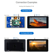 Waveshare 7 inch 800��480 IPS Capacitive Touch Display, DSI Interface, 5-Point Touch without Case