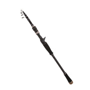 Carbon Telescopic Luya Rod Short Section Fishing Throwing Rod, Length: 2.1m(Curved Handle)