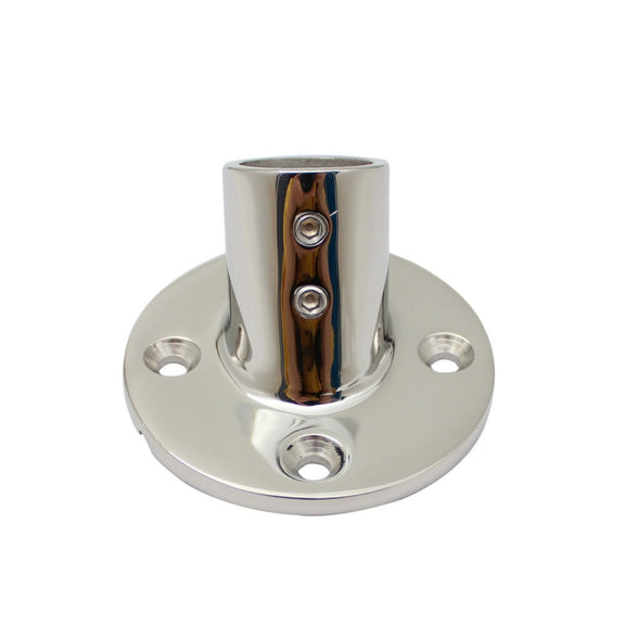 60 Degree Round Pipe Seat 316 Stainless Steel Corrosion-Resistant Marine Tube Seat, Specification: 25mm 1 inch