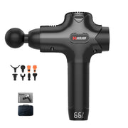 Y8-1 Fitness Massage Fascia Muscle Vibration Massager, Specification: Black(AU Plug)