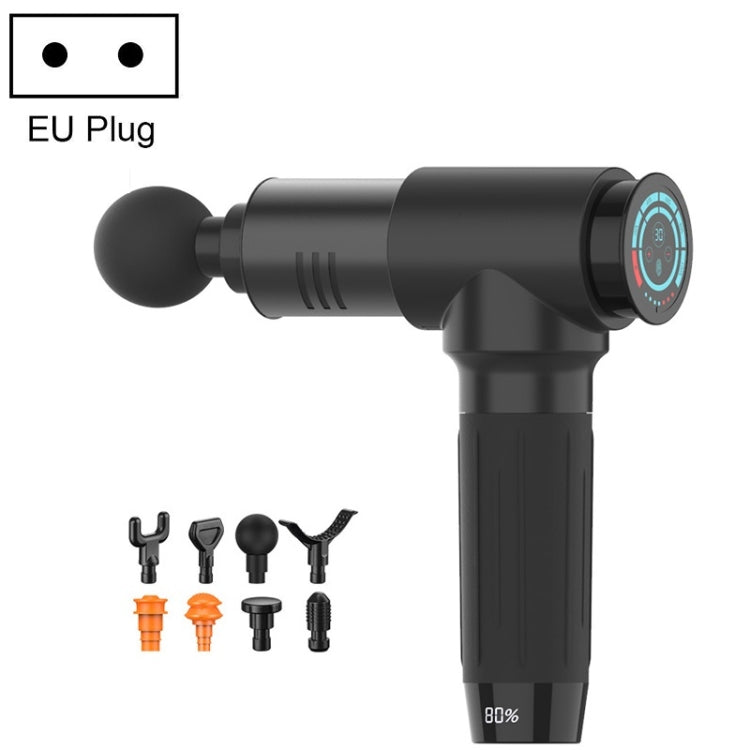 Y10 Fitness Massage Fascia Muscle Vibration Massager, Specification: 30 Gears Black(EU Plug) - free shipping - PMC TechLife - Order now!