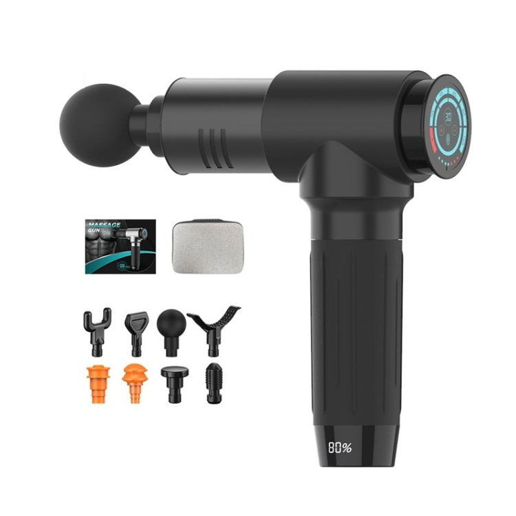 Y10 Fitness Massage Fascia Muscle Vibration Massager, Specification: 30 Gears Black(EU Plug) - free shipping - PMC TechLife - Order now!