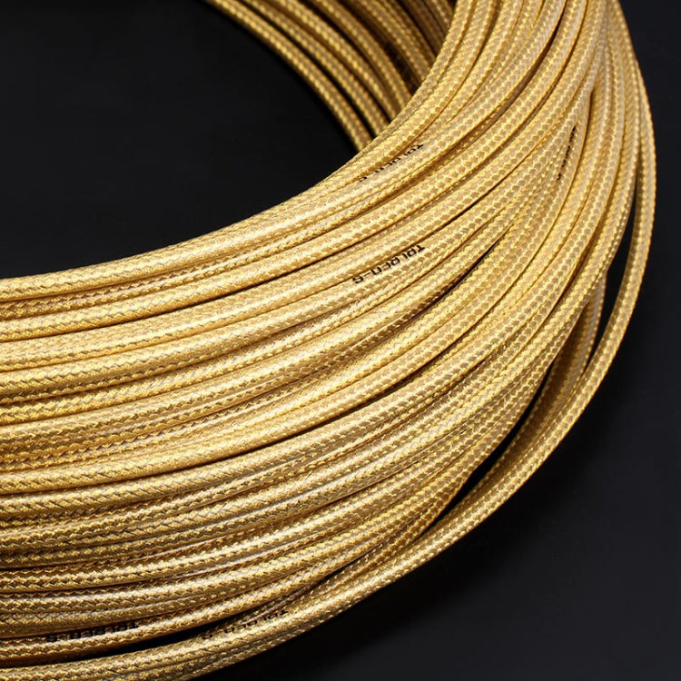 TRLREQ ZH209 Mountain Road Car Bicycle 5mm Braided Tube, Style: 3m Brake(Golden) - Bicycle Brake Parts by PMC Jewellery | Online Shopping South Africa | PMC Jewellery | Buy Now Pay Later Mobicred