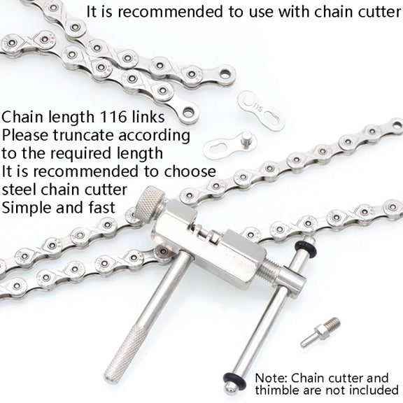 Mountain Road Bike Chain Electroplating Chain, Specification: 11 Speed