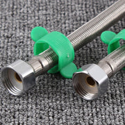 40cm Steel Hat 304 Stainless Steel Metal Knitting Hose Toilet Water Heater Hot And Cold Water High Pressure Pipe 4/8 Inch DN15 Connecting Pipe
